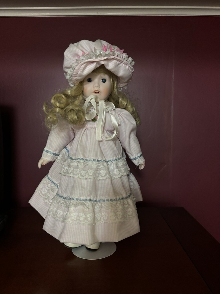 Vintage Brinn's Collectable Porcelan Doll 