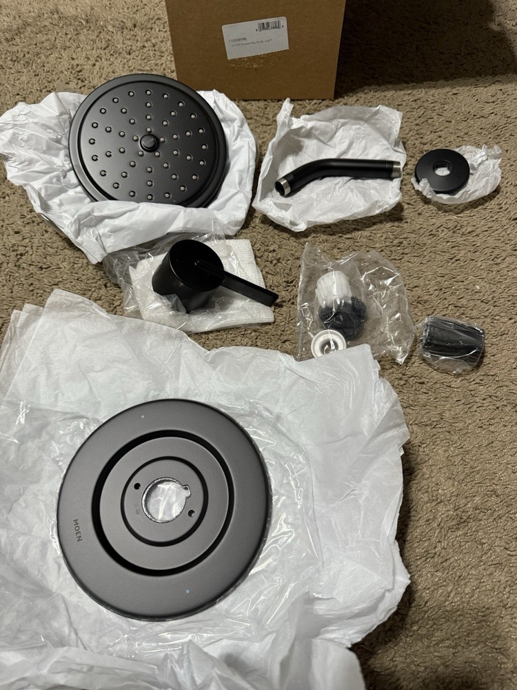 Moen T2262EPBL Cia Eco performance Shower Trim Kit Matte Black READ DESCRIPTION