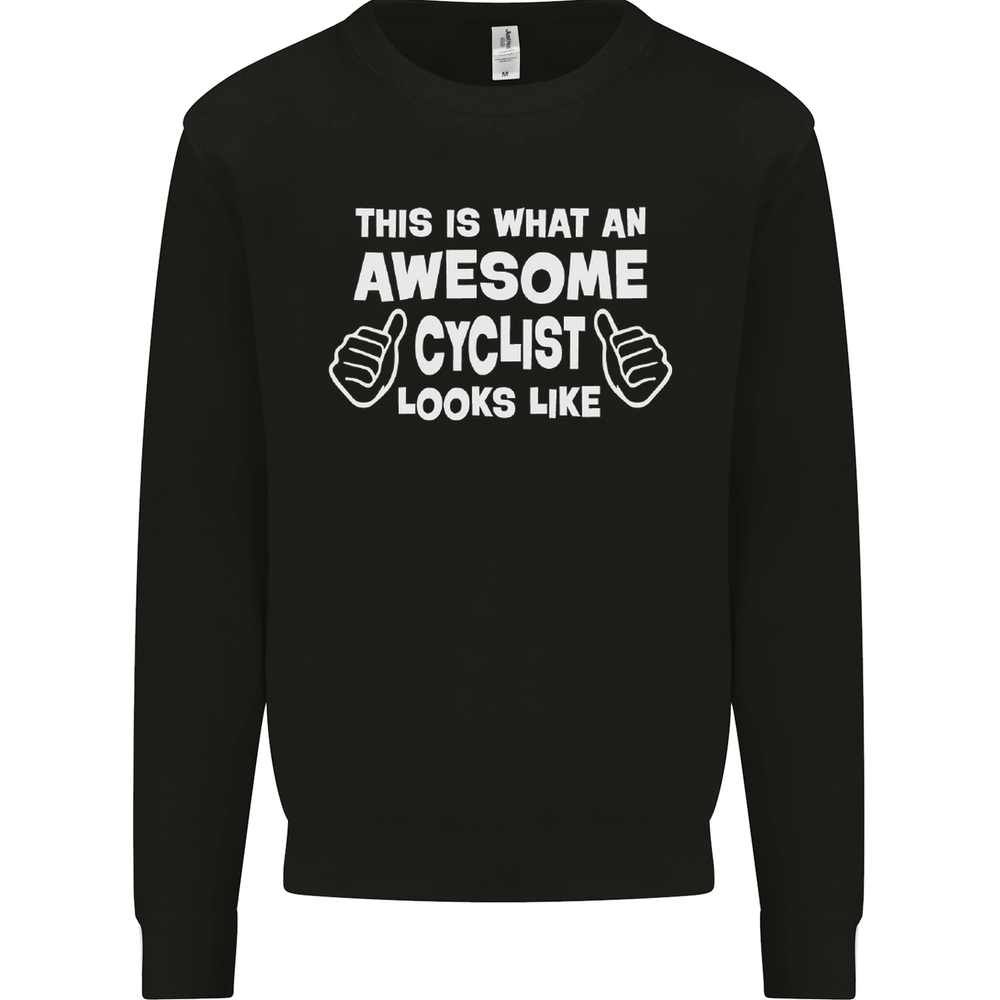 This Is What An Awesome Cyclist Cyclist Mens Sweatshirt Jumper