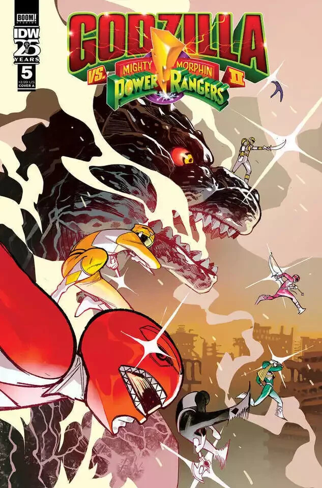 Godzilla Mighty Morphin Power Rangers 5A NM Comic Book JJC Florida  