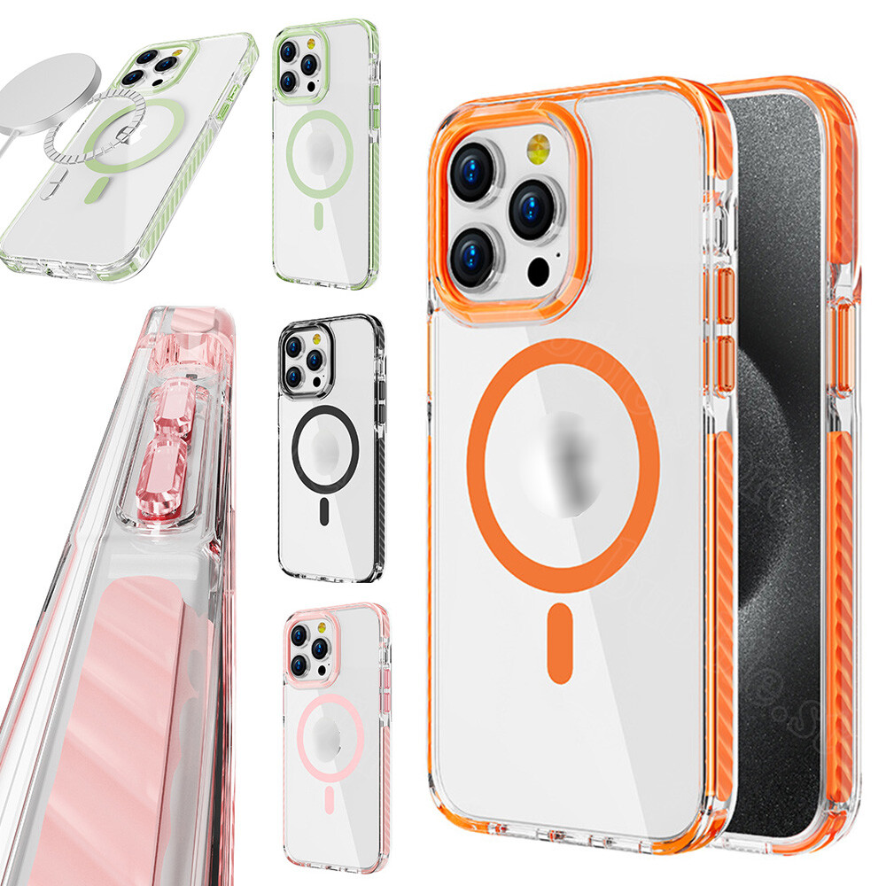 Cober case para iPhone 16 15 14 12 13 Pro Max cover magnétic Telefono Protector