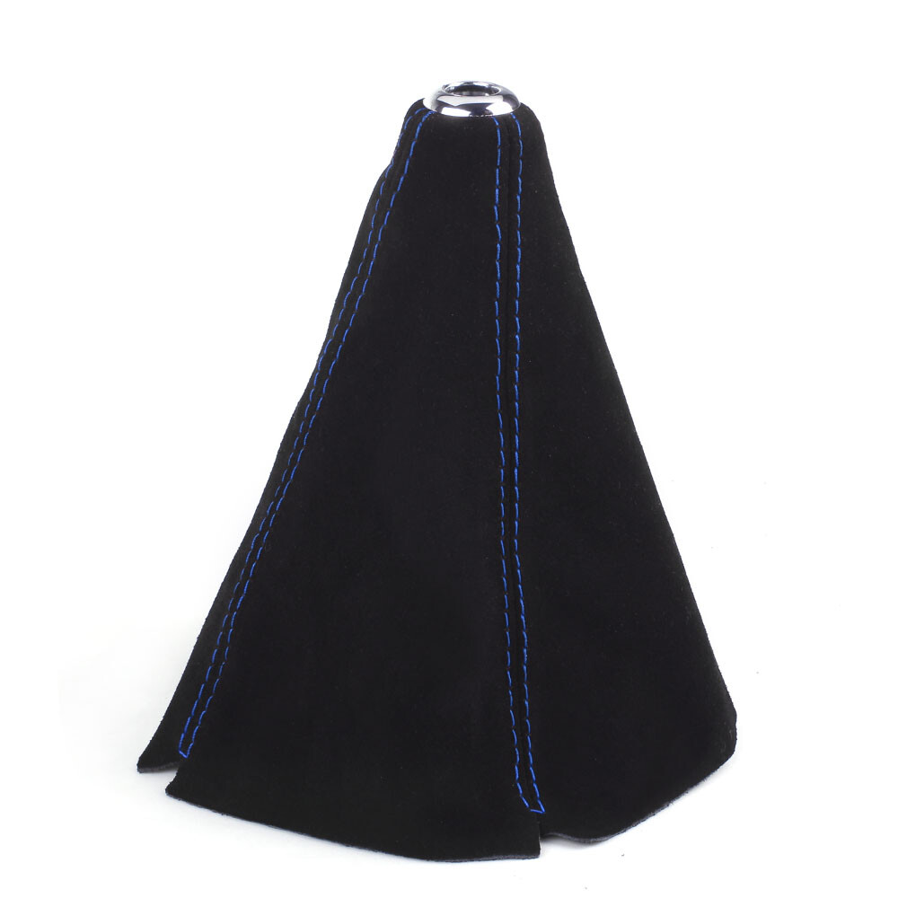 Suede Leather Manual Gear Stick Shift Knob Cover Boot Gaiter Cover Universal