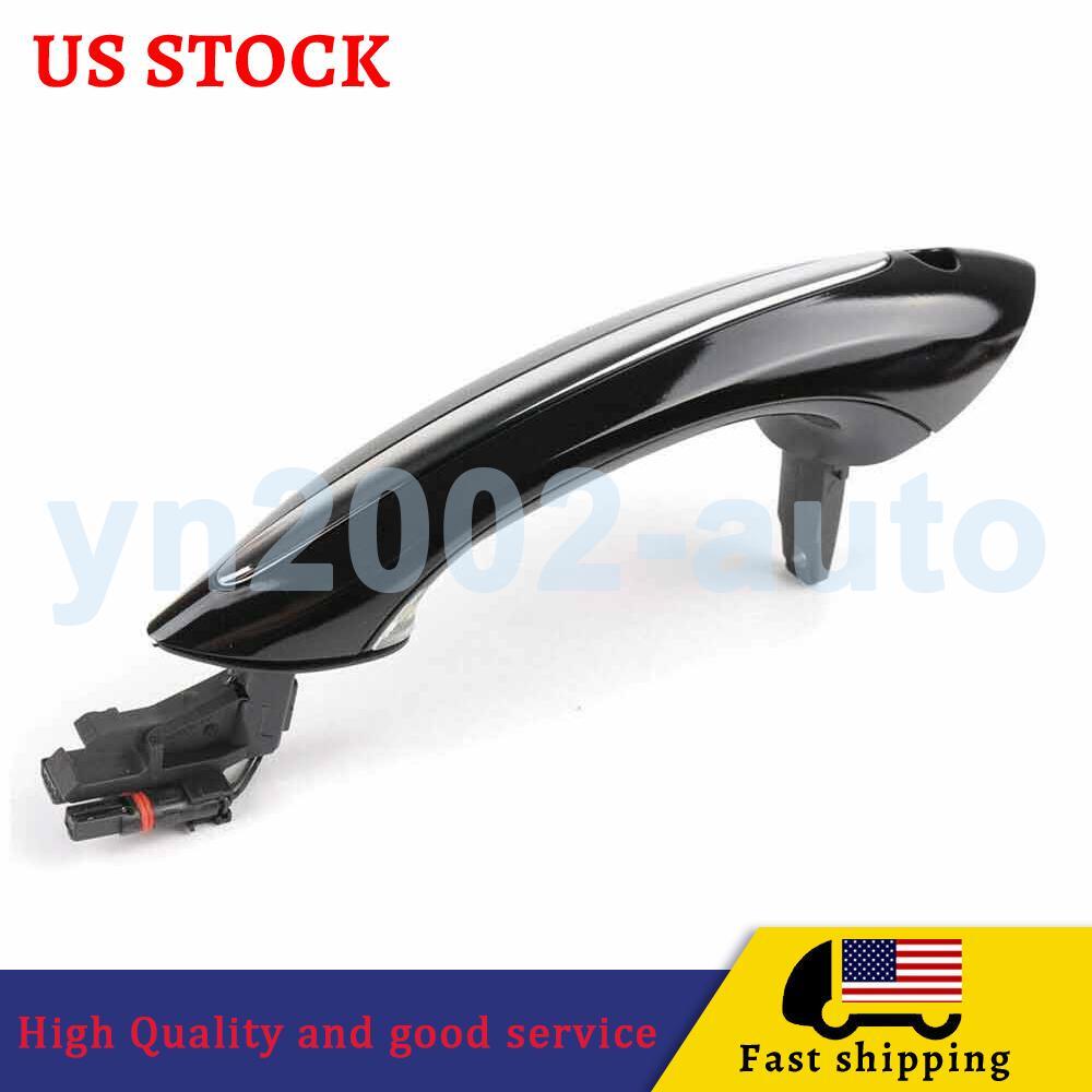 Front Left Comfort Access Black Exterior Door Handle w/LED for BMW F07 F10 F01