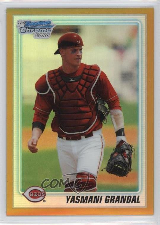2010 Bowman Draft Chrome Draft Picks Gold Refractor /50 Yasmani Grandal #BDPP67