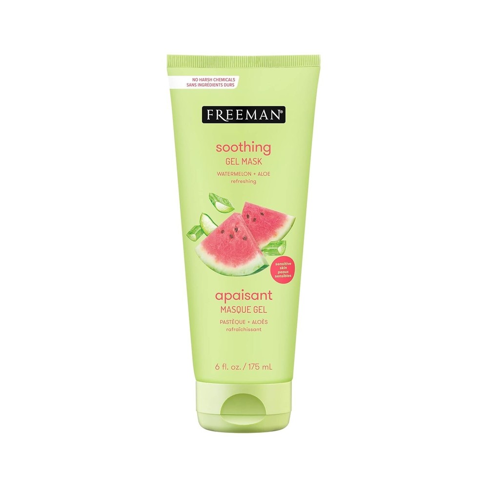 Freeman Hydrating Watermelon & Aloe Gel Facial Mask for Soothing Skin