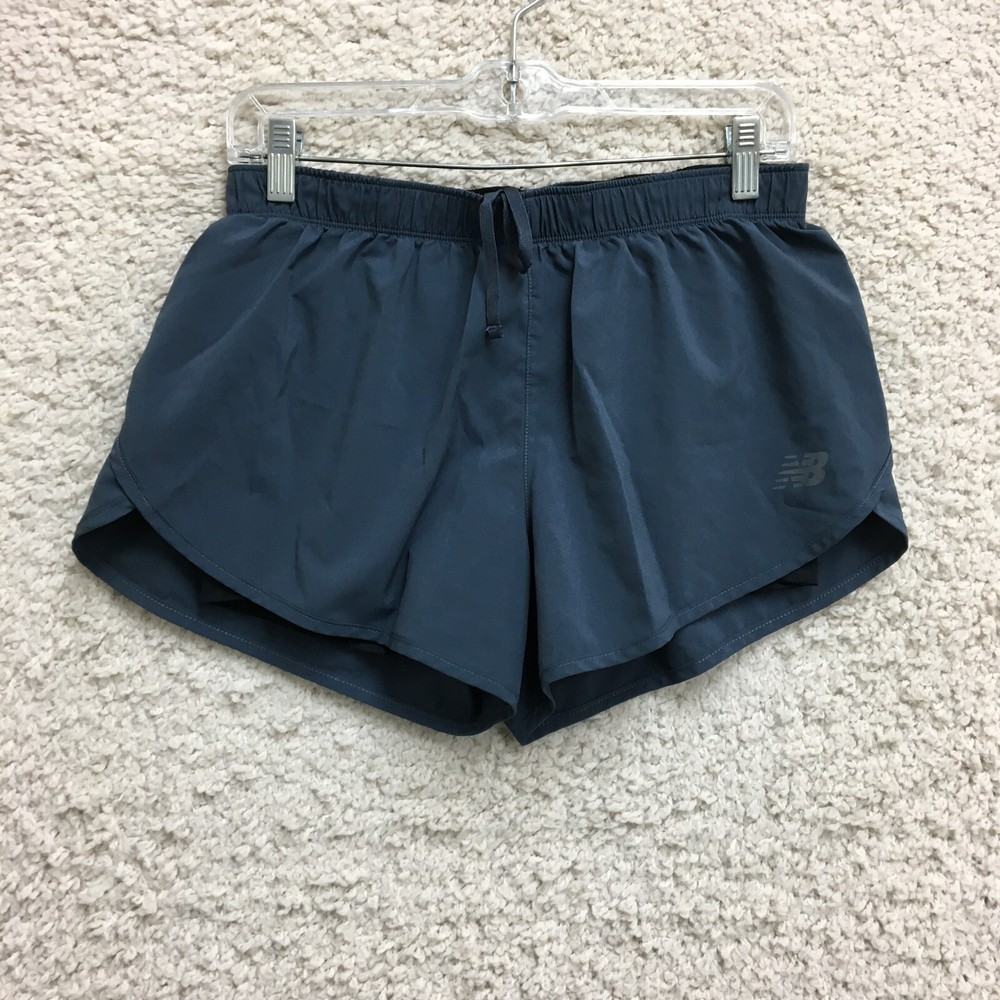 New Balance Shorts Medium Adult Blue Athletic Running Modern Fit Casual Womens M