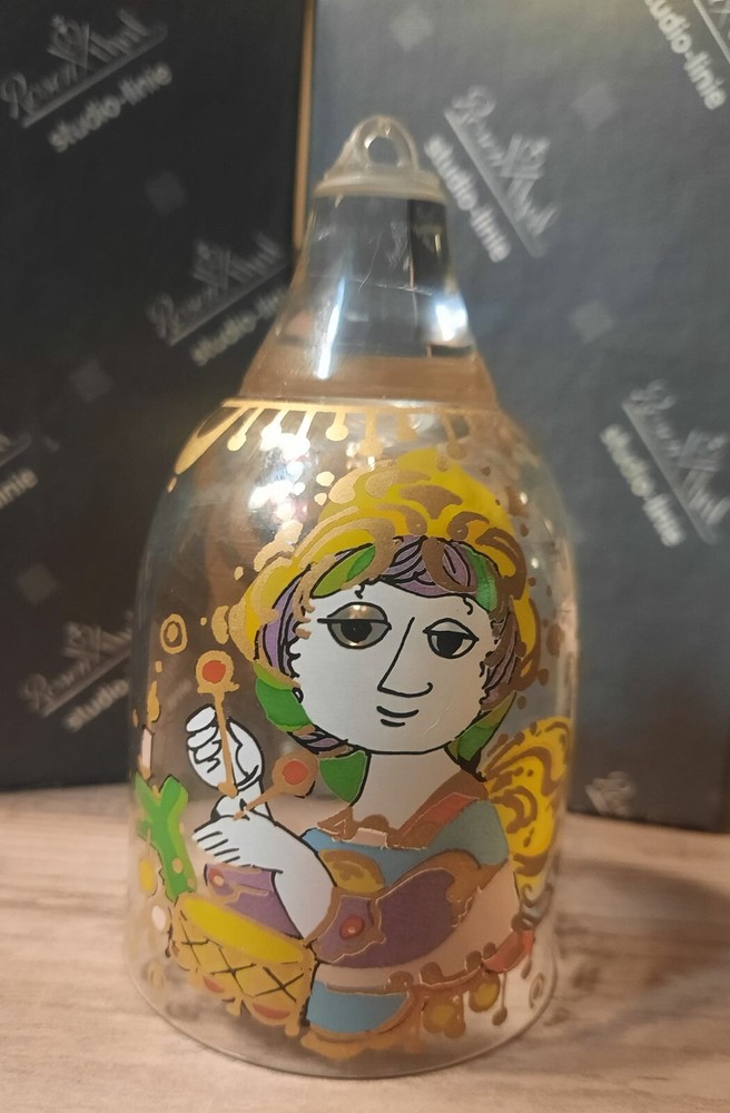 Bjorn Wiinblad Rosenthal Crystal Bell Angel Kristallglocke Trompetenenspiel BOX