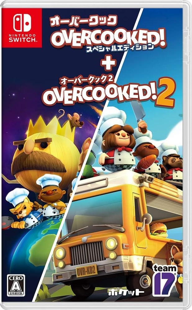 Overcook Special Edition + Overcook 2 -Switch book form JP