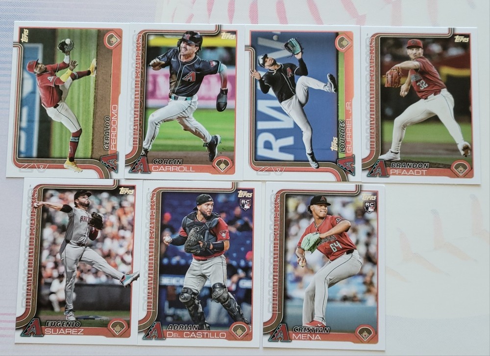 7 Card Lot- 2025 Topps Series 1 Arizona Diamondbacks ⚾️ Cards