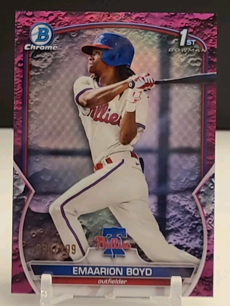 2023 Bowman Emaarion Boyd Fuchsia Lunar Crater Refractor /199 #BCP-128 RC
