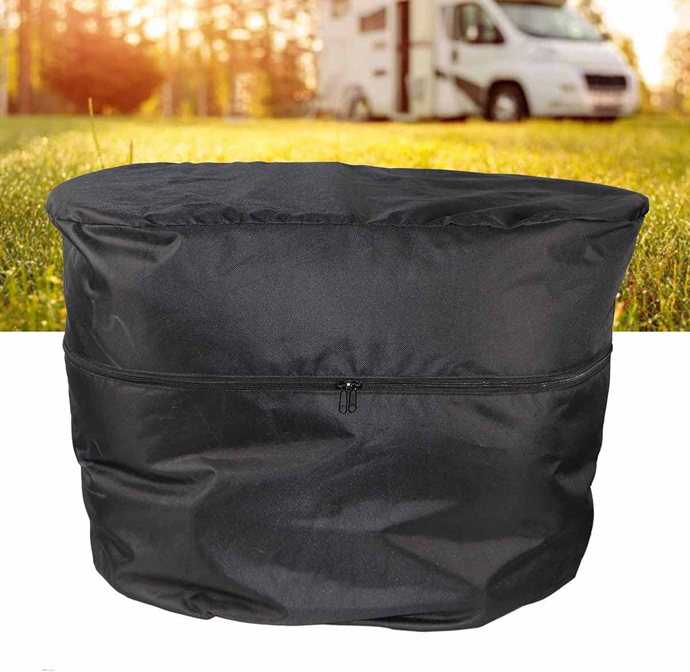 Durable RV Camper Double 20Lb Propane Tank Cover for Travel Trailers
