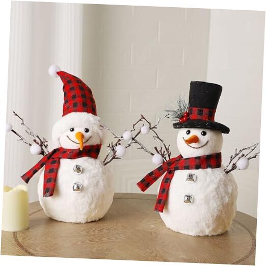 2 Packs Christmas Snowman Decorations, 15.4