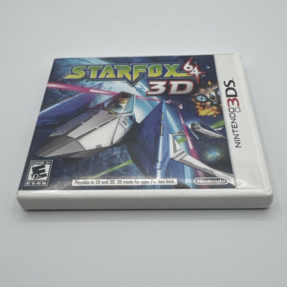 Star Fox 64 3D (Nintendo 3DS, 2011) FIRST PRINT cover, complete with manual