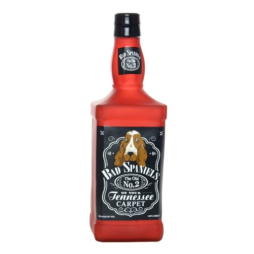 Silly Squeaker Liquor Bottle Bad Spaniels 1 Each