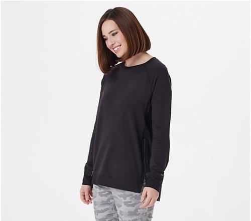 zuda Z-Knit Tunic Pullover (Black, XX-Small) A393210