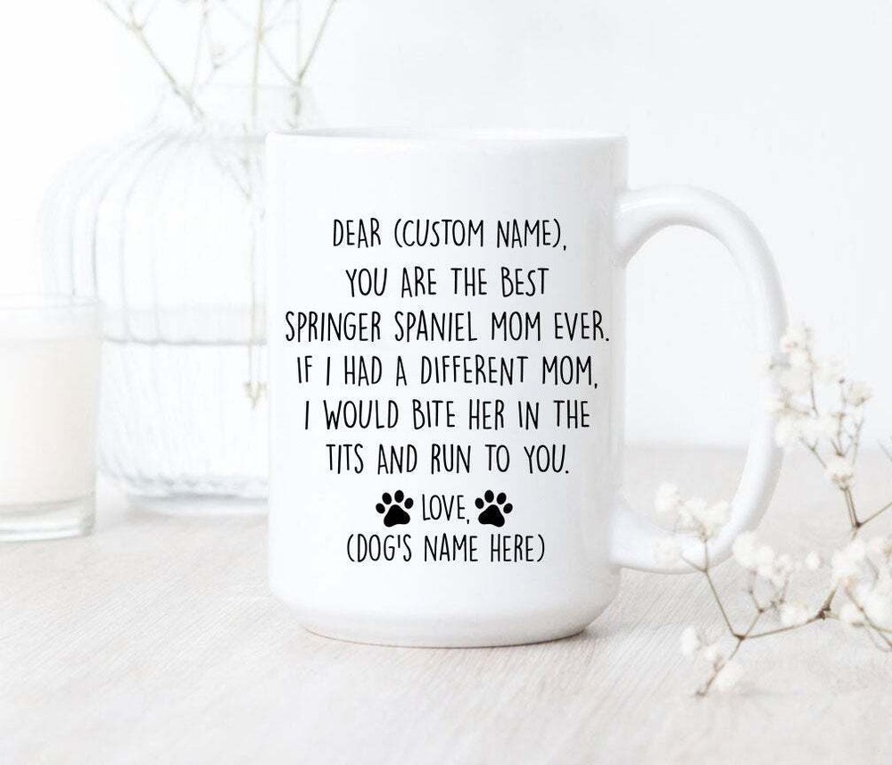 You Are The Best Springer Spaniel Mom Ever Mug Spaniel Mom Coffee Mug Springer