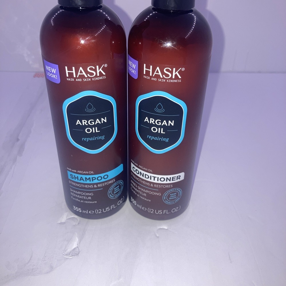 Hask Argan Oil Repairing Shampoo & Conditioner Set 12oz 2 Pack