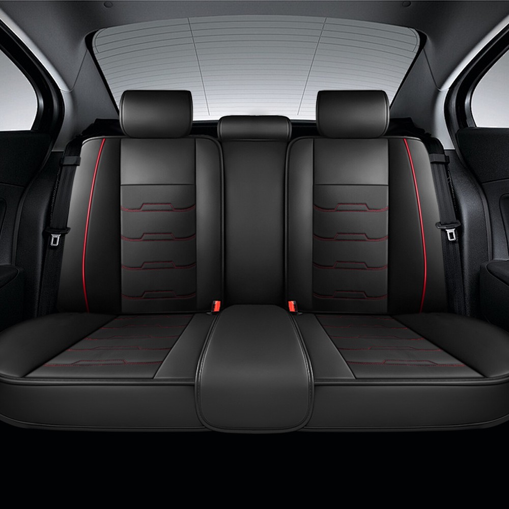 Skytle Universal Waterproof PU Leather Car Seat Cover for Auto Truck SUV