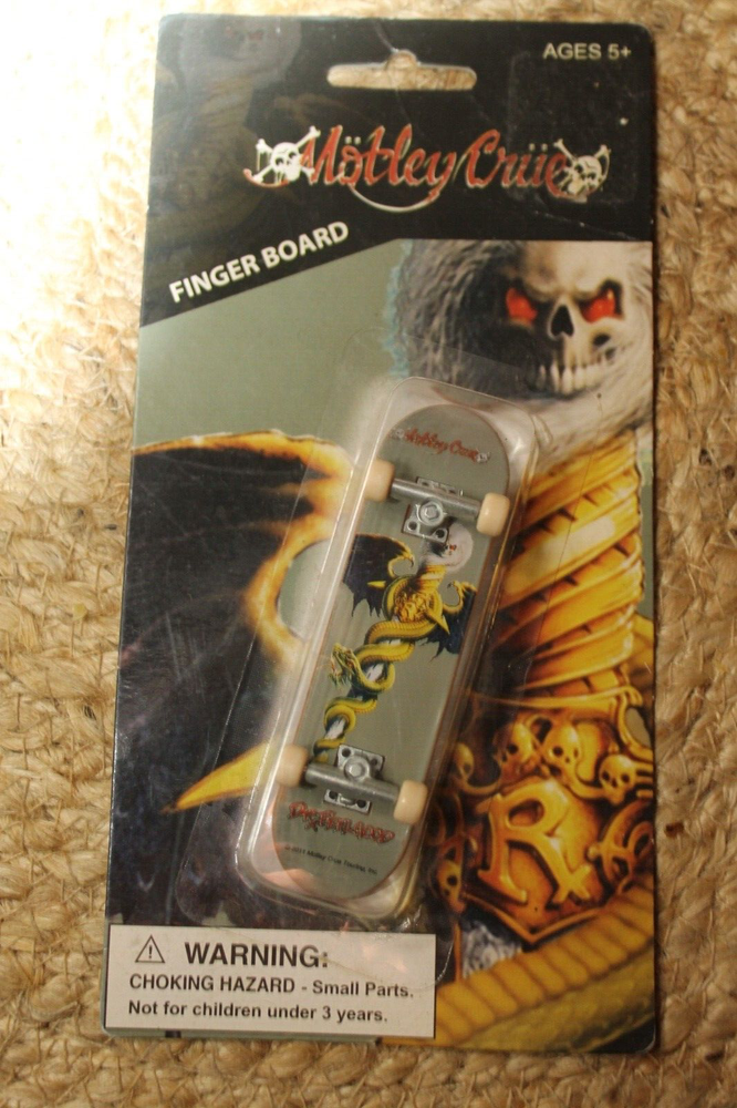 Motley Crue Dr Feelgood 2011 Finger Board Tech Deck Motley Crue Touring SEALED