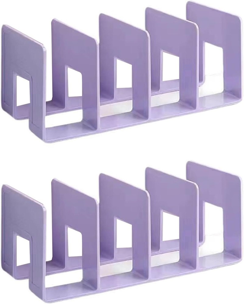 2PCS Clear Acrylic File Organizer for Desk Documents Mail Papers