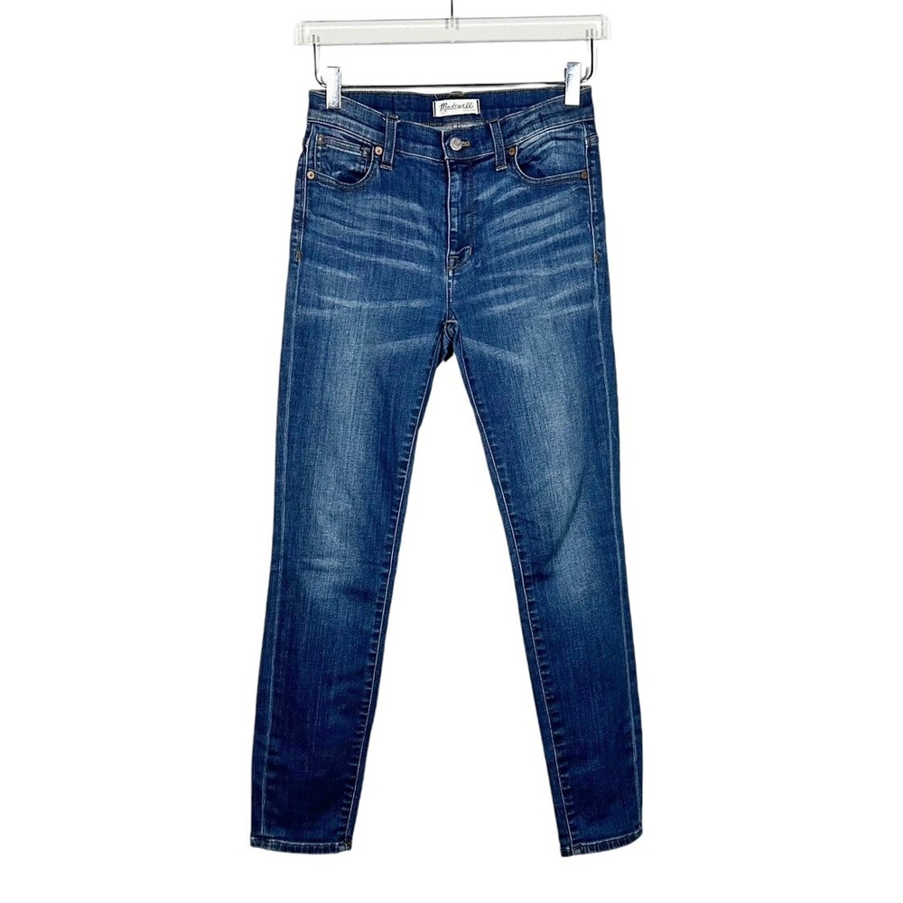 Madewell 9” High Riser Skinny Jeans in Atlantic Size 27 for Women