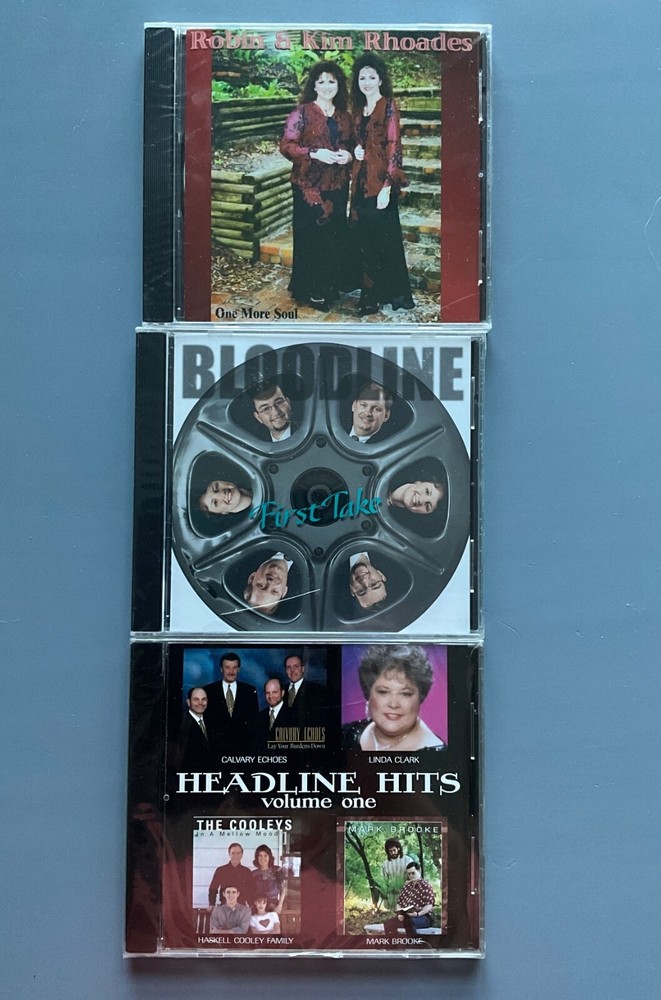 Christian Gospel Music CD NEW, factory packaging, Very rare, Set 3