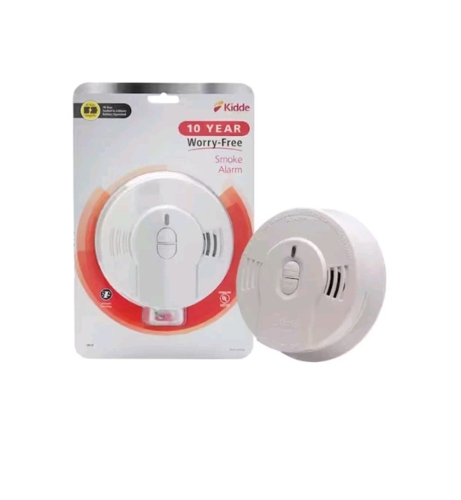 Kidde Smoke Alarm i9010 Ten-Year Battery Powered Ionization Smoke Detector New