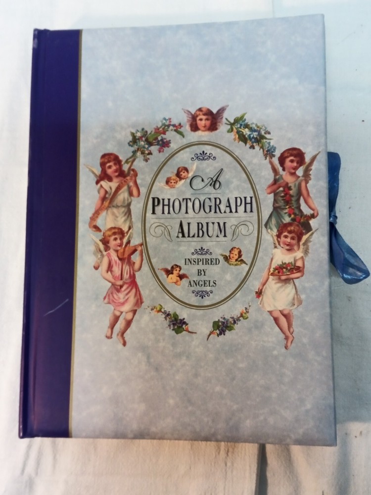 Photo Album Angels Victorian Pictures Hardback Frame 11 Page Book
