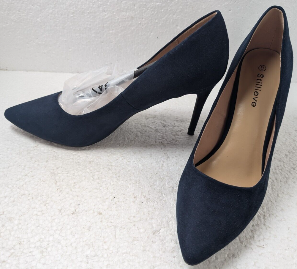 Brand New Stillieve Womens Cindie Heels Blue Size 9 M