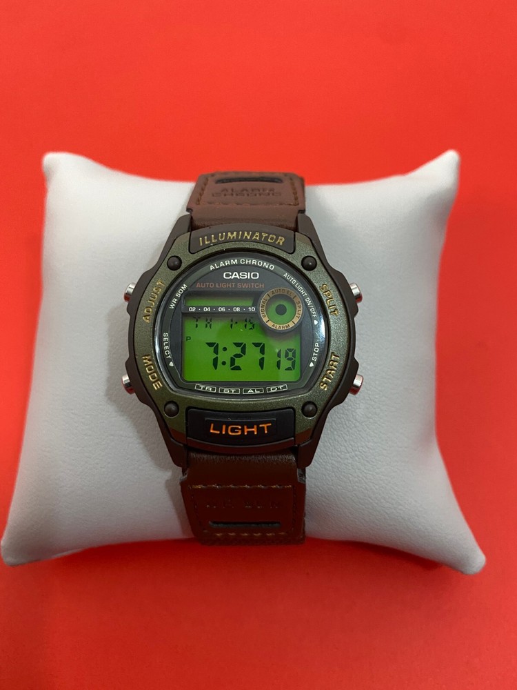 Casio Digital Brown Watch 50M WR Backlight with Afterglow Sports New
