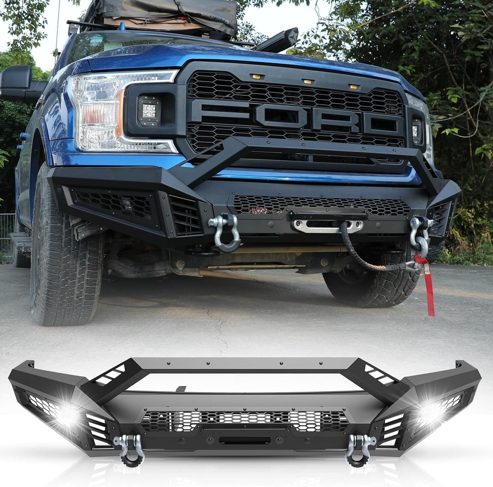 2018-2020 Ford F-150 Front Bumper with Bull Bar, 4