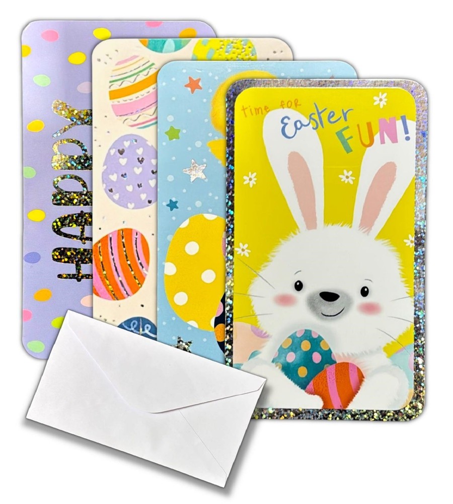 4 Pcs EASTER MONEY WALLETS Cute Gift Card Cash Voucher Holder with Envelopes-image