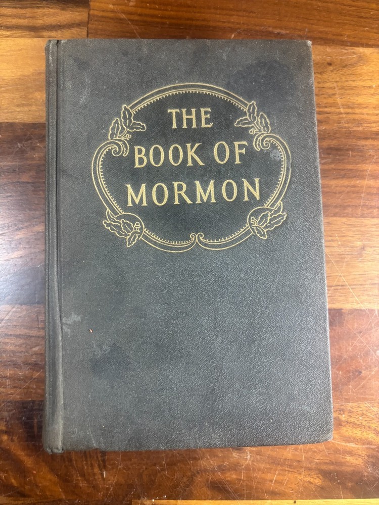 1920s Book Of Mormon, Published In Salt Lake City W/inscription