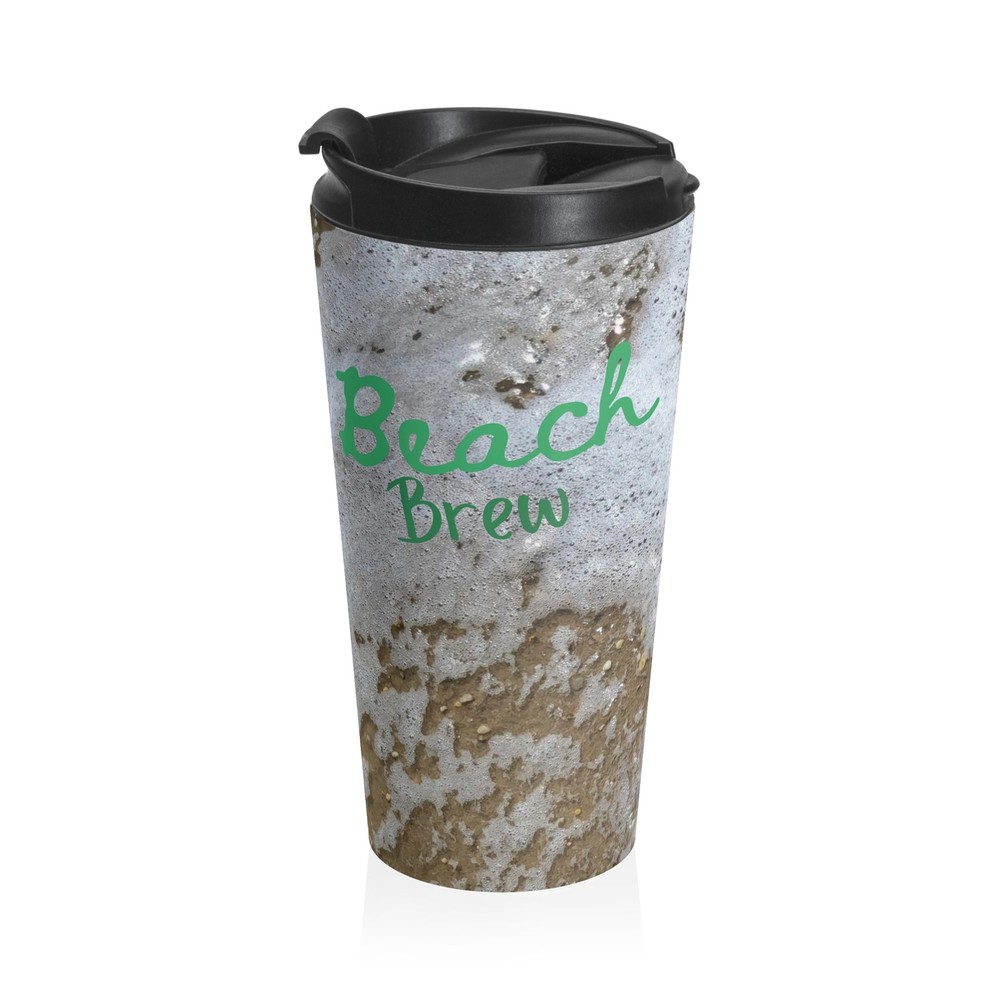 Beach Brew Coffee and Tea - Stainless Steel Travel Mug