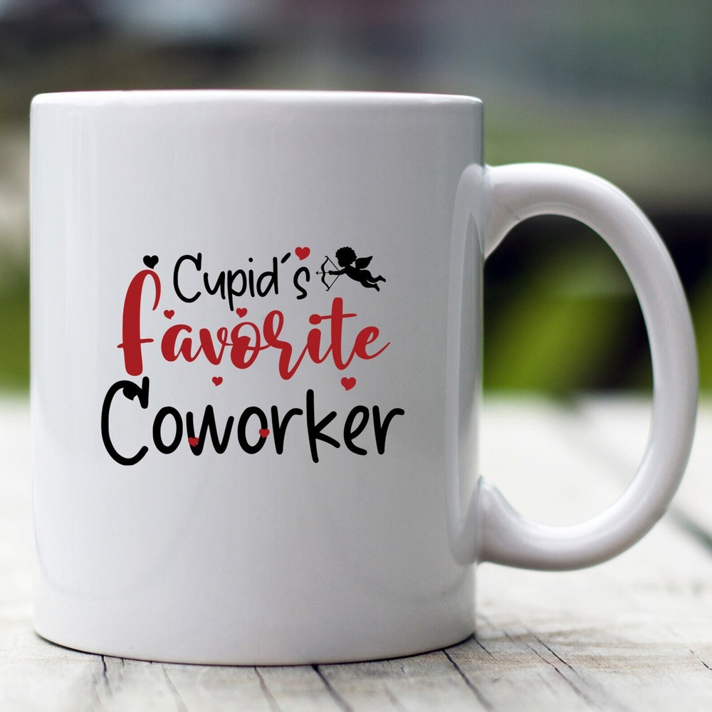 Cupids Favorite Coworker Valentine Gift Mug for Office Friends