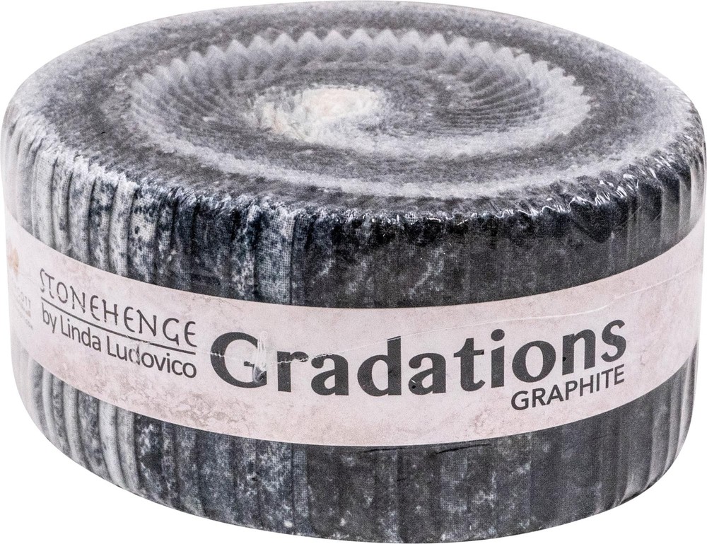 Linda Ludovico Stonehenge Gradations II Graphite Strips 40 2.5-inch Strips Je...