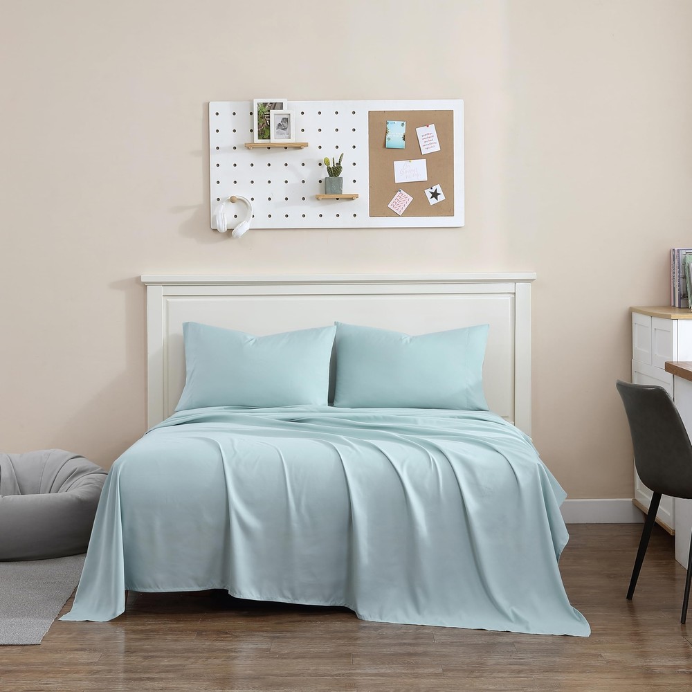 1888 Mills Queen Sheet Set – 4 Piece Bedding – Soft and Shrinkage Resistant D...