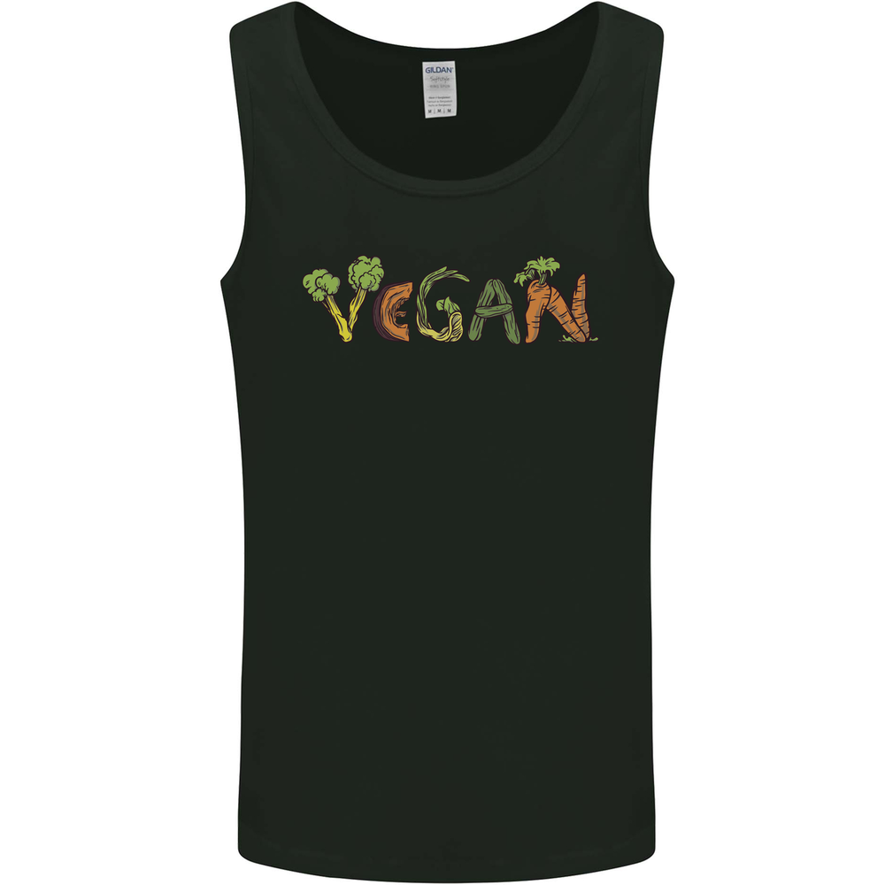 Vegan Vegetables Mens Vest Tank Top