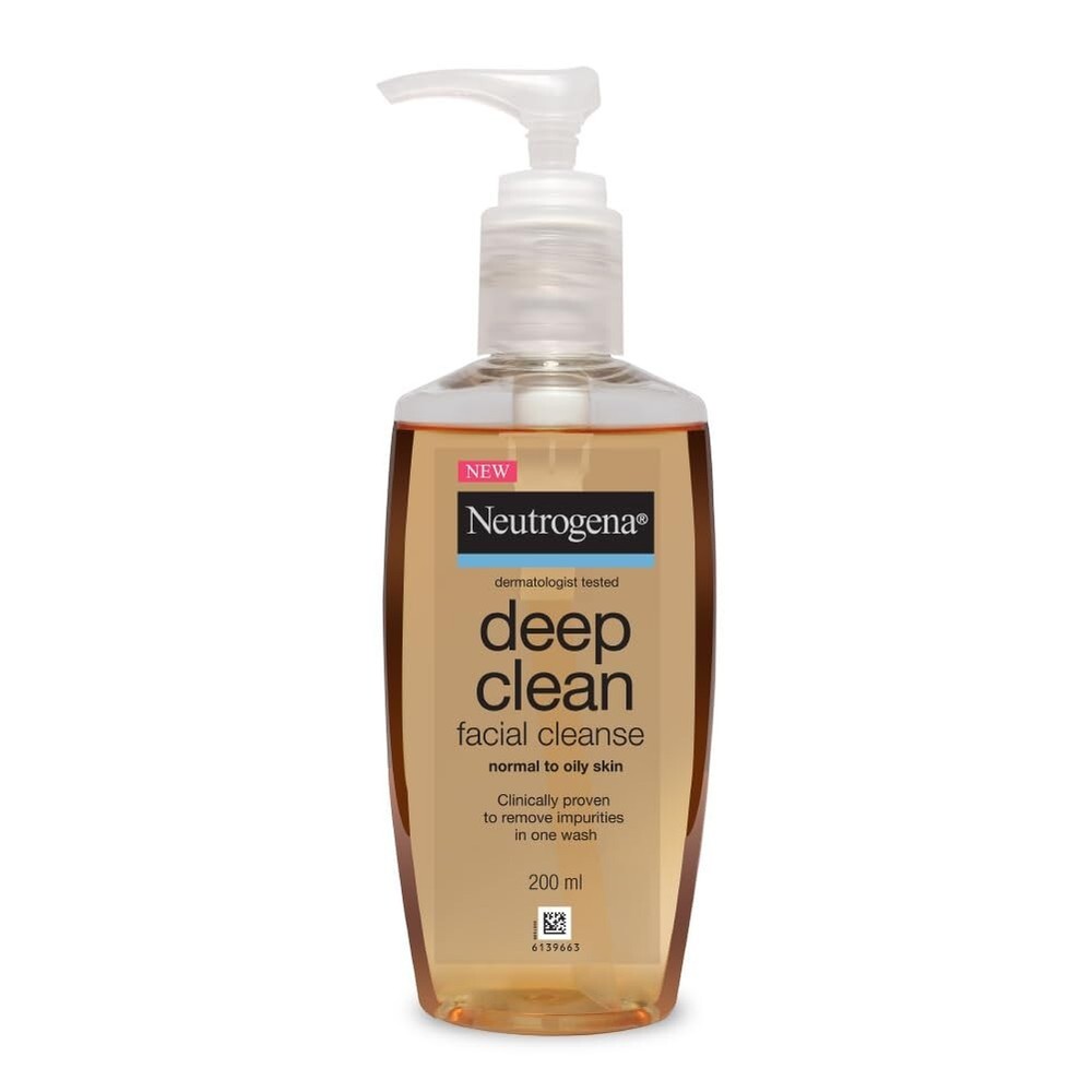 Neutrogena Deep Clean Gentle Facial Cleanser with 2x Glycerin – 200ml