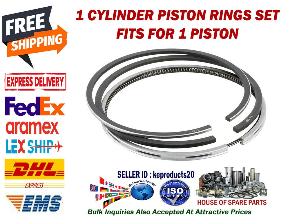 Piston Rings Set 94mm STD Fit for Peugeot XD2S XD3T XD3TE