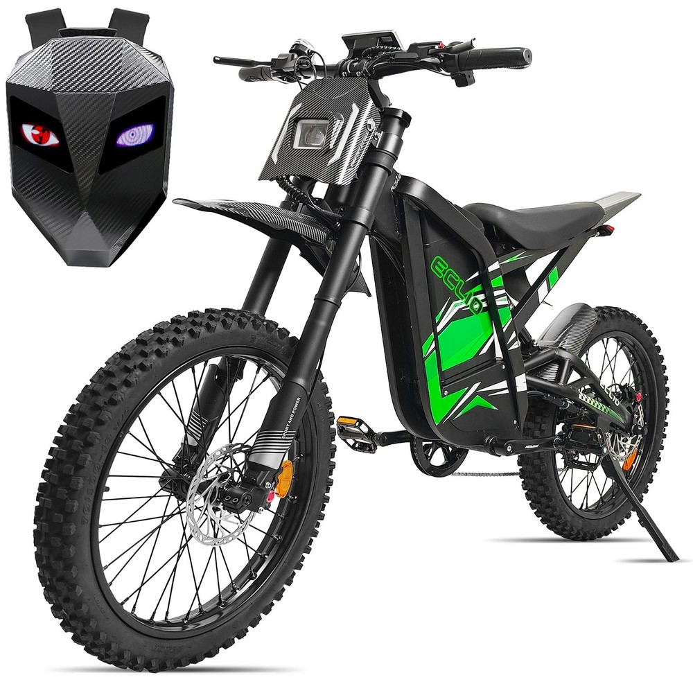 Electric Dirt Bike 4000W Peak Electric Motorcycle 48V 32AH E-MoutainBike 40MPH