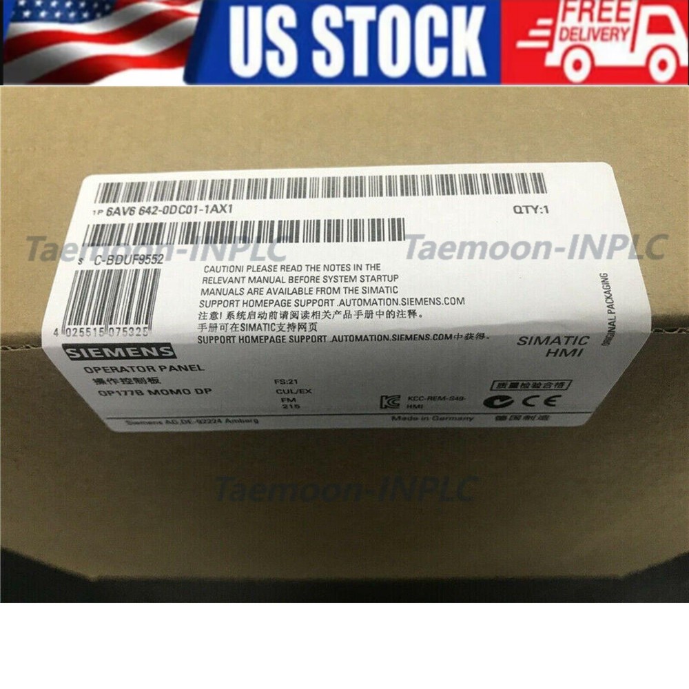 Siemens 6AV6 642-0DC01-1AX1 HMI 6AV6642-0DC01-1AX1 TOUCH PANEL US