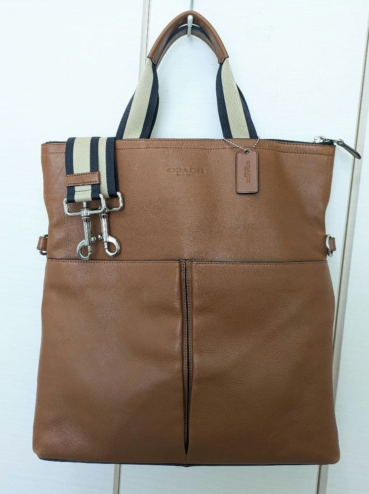 COACH 2way shoulder bag tote bag leather