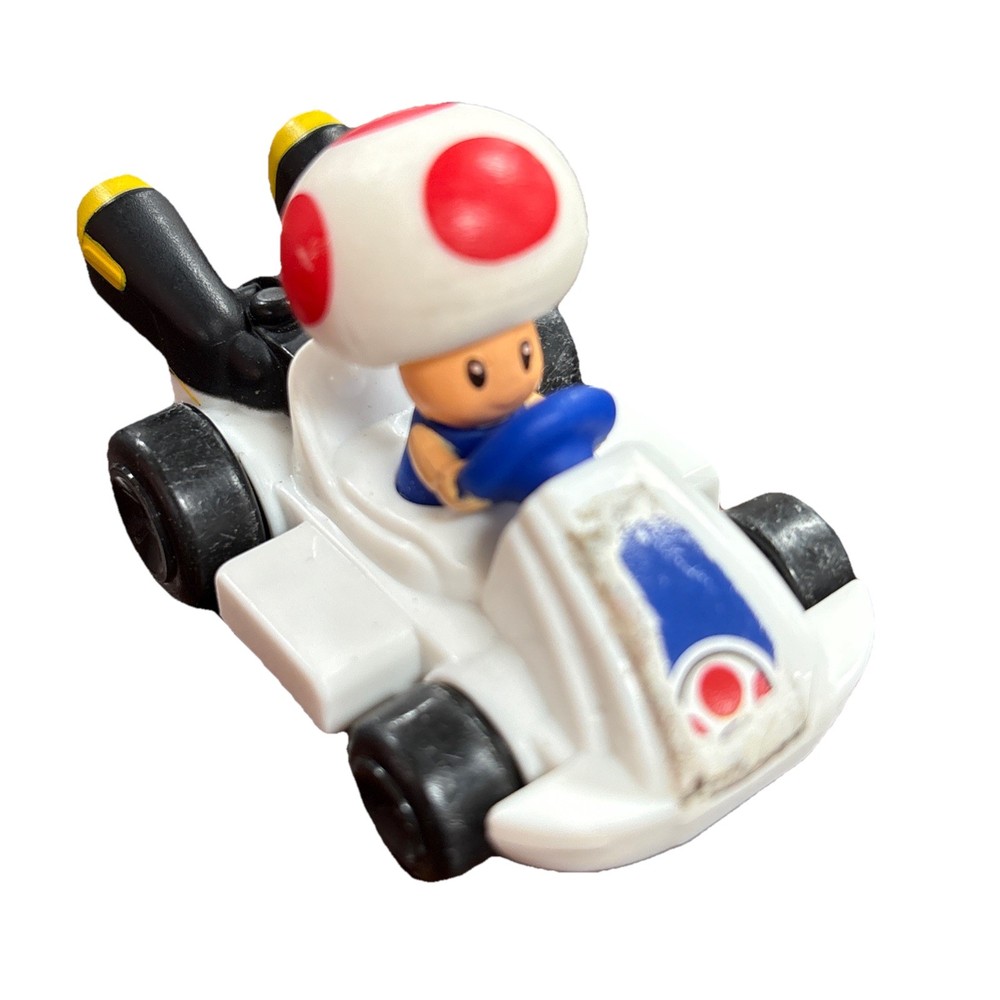 Nintendo Super Mario Kart Toad 2022 Mushroom Car Racer McDonald's Happy Meal Toy