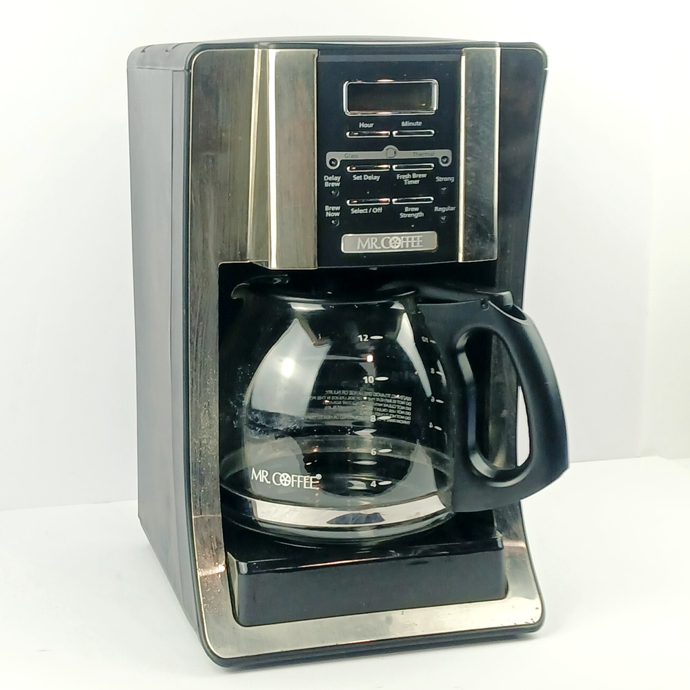 Mr. Coffee Programable 12 Cups Coffee Maker - Black / Chrome BVMC-SJX33GT Works
