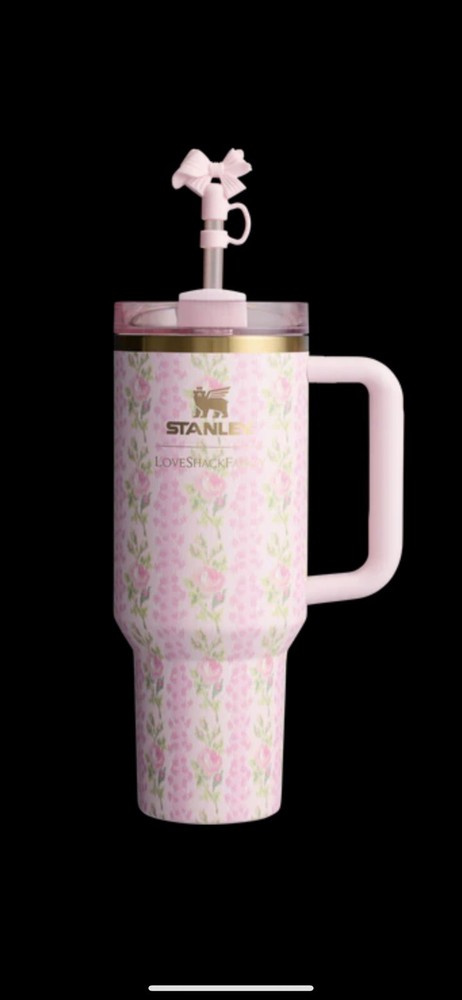 The Stanley x LoveShackFancy Quencher 40 OZ  Blooming Heirloom Limited Edition