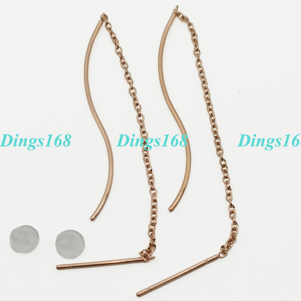 18K Rose Gold Filled Lightweight Hypoallergenic 3