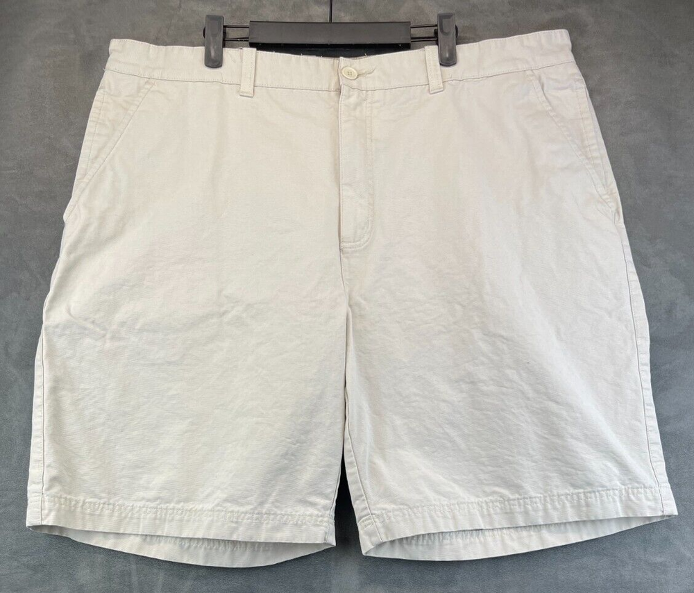St. John's Bay Khaki Shorts - Mens Size 44 - Beige - Chino - High Rise (2339)