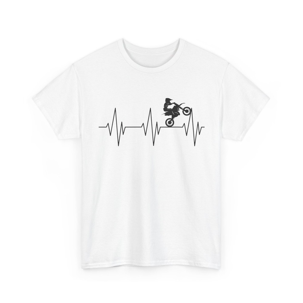 Bike Rider T-Shirt, Bike Heartbeat Motocross Lovers Women Men Shirt