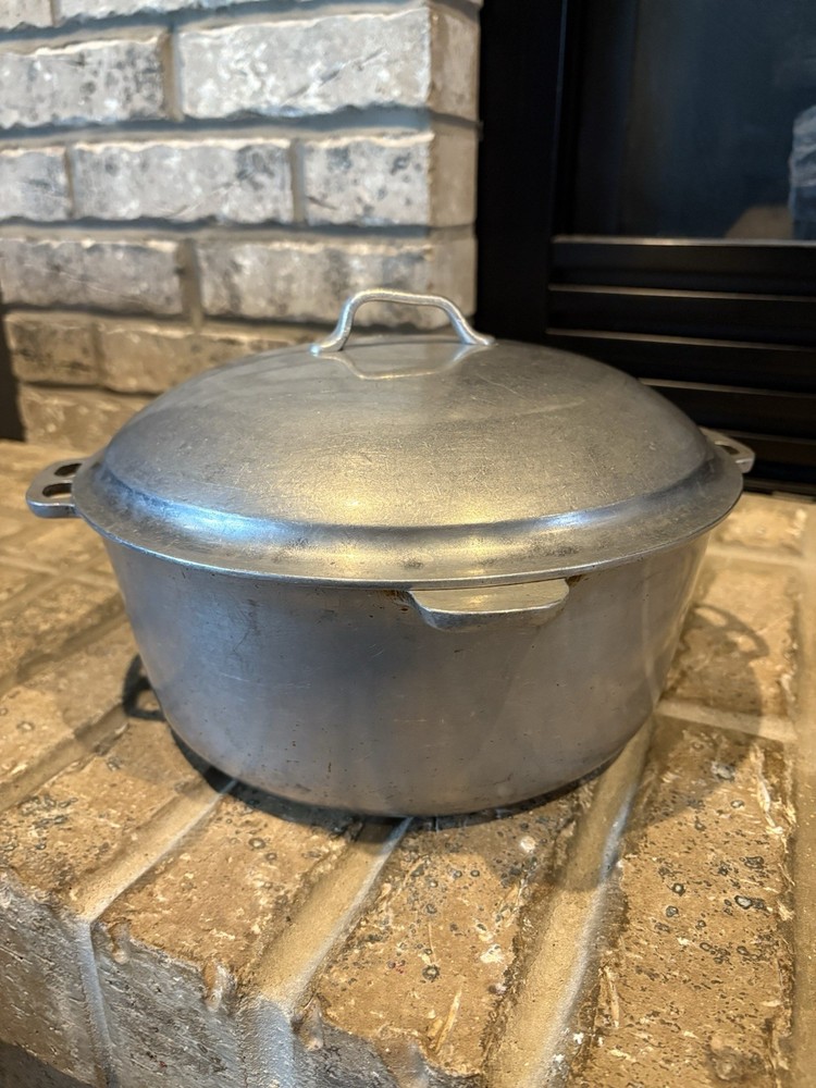 Super Maid SUPREME Aluminum Cookware Dutch Oven Roaster  With Lid,  Vintage
